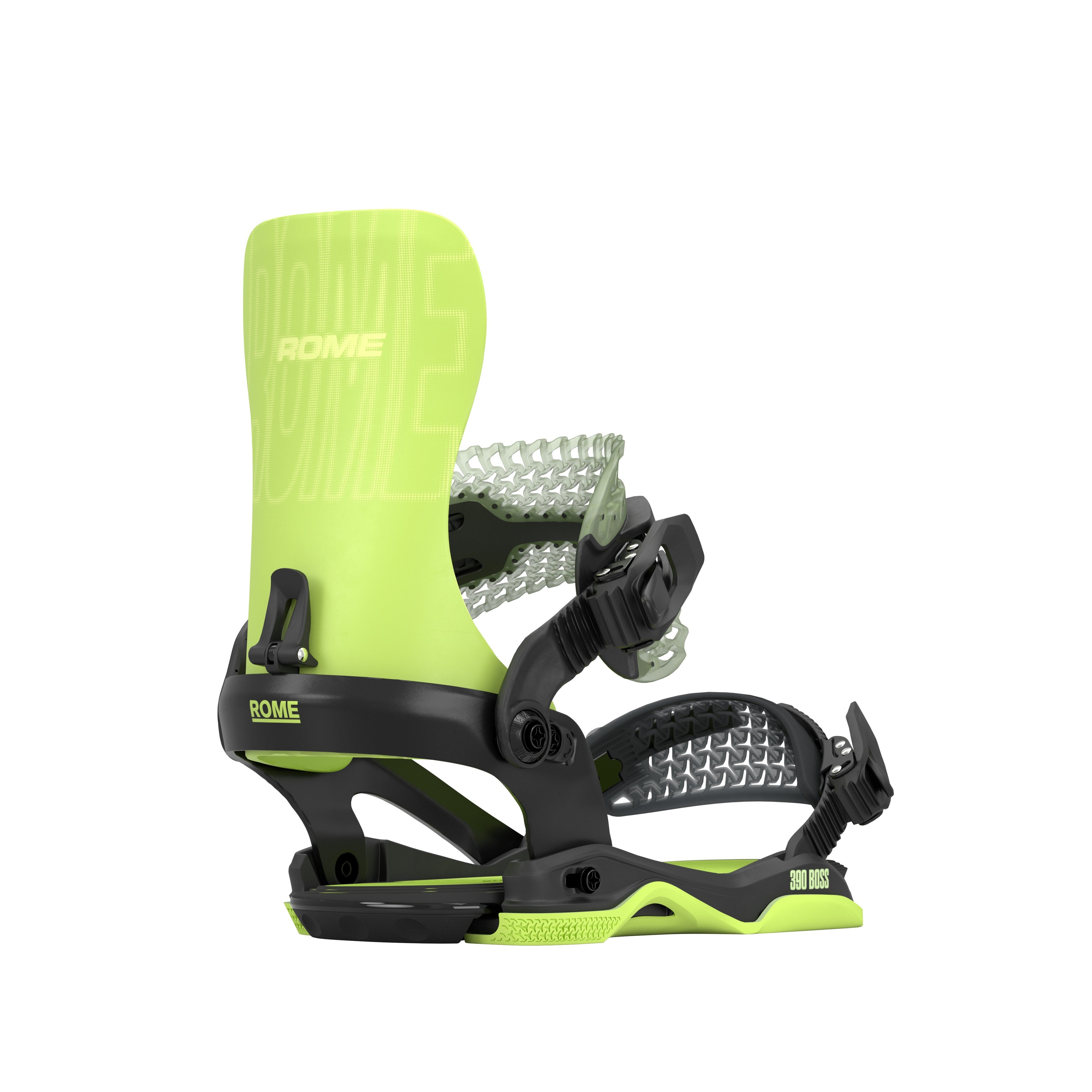 Rome 390 Boss AW Snowboard Bindings 2026/2027 acid